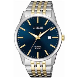 Citizen BI5006-81L Men’s Premium Dress Watch – Royal Blue Dial with Elegant Two-Tone Gold & Silver Bracelet - Image 1