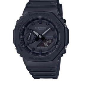 CASIO G-SHOCK GA-2100-1A1 MEN'S CARBON CORE GUARD ANALOG-DIGITAL BLACK RESIN WATCH - Image 1