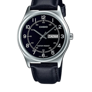 CASIO MTP-V004L-1CU LEATHER STRAP MEN'S ANALOG WATCH - Image 1