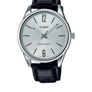 CASIO MTP-V005L-7BU LEATHER STRAP MEN'S ANALOG WATCH - Image 1
