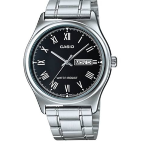 CASIO MTP-V006D-1BU STAINLESS STEEL MEN'S ANALOG WATCH - Image 1