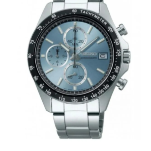 SEIKO SPIRIT SBTR029 BLUE DIAL CHRONOGRAPH QUARTZ MEN'S WATCH - Image 1