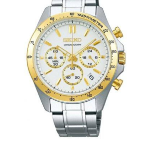 SEIKO SELECTION SBTR024 SILVER DIAL CHRONOGRAPH QUARTZ MEN'S WATCH - Image 1