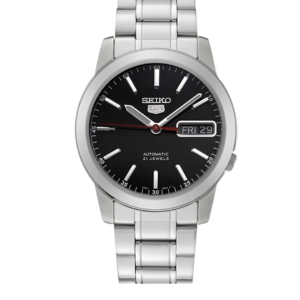 SEIKO 5 SNKE53K1 BLACK DIAL AUTOMATIC STAINLESS STEEL MEN'S WATCH - Image 1