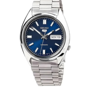 SEIKO 5 SNXS77K1 BLUE DIAL AUTOMATIC STAINLESS STEEL MEN'S WATCH - Image 1