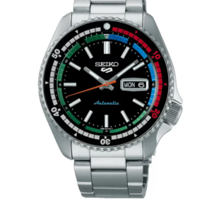 SEIKO SRPK13K1 LUXURY BLACK DIAL AUTOMATIC STAINLESS STEEL MEN'S WATCH - Image 1