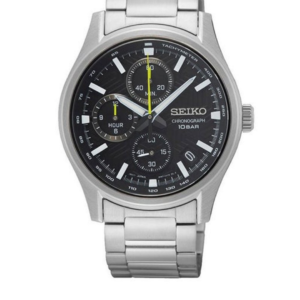SEIKO SSB419P1 SPORT STAINLESS STEEL CHRONOGRAPH MEN'S WATCH - Image 1