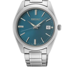 SEIKO SUR525P1 BLUE DIAL QUARTZ STAINLESS STEEL MEN'S WATCH - Image 1
