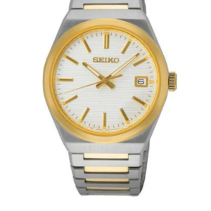SEIKO SUR558P1 TWO-TONE QUARTZ STAINLESS STEEL MEN'S WATCH - Image 1