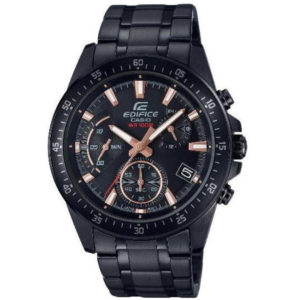 Casio EFV-540DC-1B GENTS Watch – ALL BLACK CHAIN with Premium CHRONOGRAPH Design - Image 1
