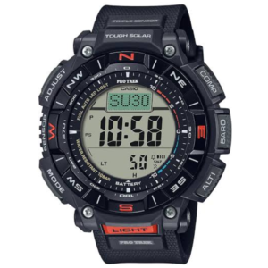 Casio PRO TREK PRG-340-1DR Outdoor Watch – Tough Solar & Triple Sensor with Rugged Black Design - Image 1