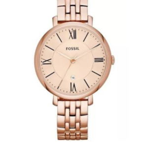 FOSSIL ES3435 JACQUELINE WOMEN'S WATCH GOLD STAINLESS STEEL & ROSE GOLD DIAL - Image 1