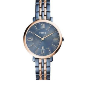 FOSSIL ES4321 WOMEN'S WATCH MULTICOLOR STAINLESS STEEL & BLUE DIAL - Image 1