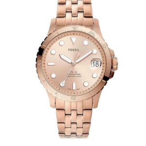 FOSSIL ES4748 THREE-HAND DATE WOMEN'S WATCH ROSE GOLD STAINLESS STEEL - Image 1