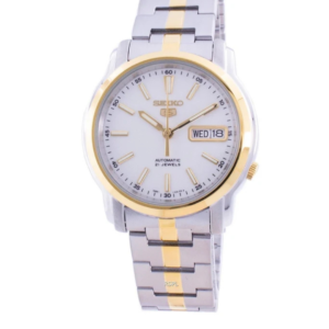 SEIKO 5 SNKL84K1 WHITE DIAL AUTOMATIC STAINLESS STEEL MEN'S WATCH - Image 1