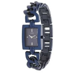 GUESS W0437L4 LADIES Watch – ALL BLUE SQUARE DIAL with SILVER HANDS, BLUE CASE & BLUE STEEL CHAIN Design - Image 1