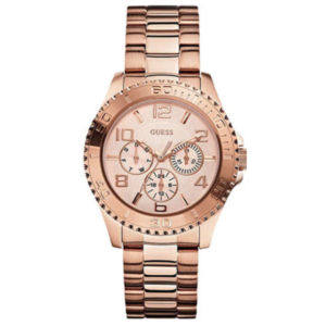 GUESS W0231L4 LADIES Watch – ROSE GOLD MULTIDIAL with ROSE GOLD CASE & ROSE GOLD CHAIN Design - Image 1