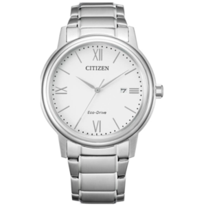 Citizen AW1670-82A GENTS Watch – WHITE DIAL with Premium ALL SILVER CHAIN Design - Image 1