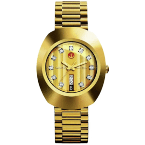 FITRON 1829M Gents Watch – All Golden Finish, Golden Day & Date Dial, Quartz Movement - Image 1
