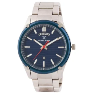 DANIEL KLEIN DK 1.12428.2 GENTS Watch – STAINLESS STEEL CASE, BLUE DIAL & BLUE BEZEL QUARTZ Design - Image 1