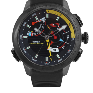 TIMEX INTELLIGENT QUARTZ MEN’S BLACK DIAL YACHT RACER SPORTS WATCH TW2P44300 – 46MM - Image 1