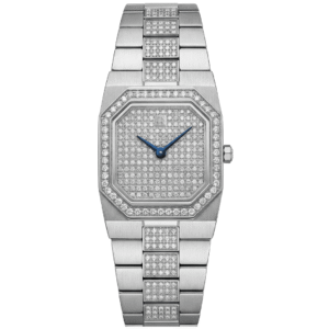 OMAX SQ-CS0101P33S1 Women Watch – All Silver Chain, Silver Dial, Quartz Movement - Image 1