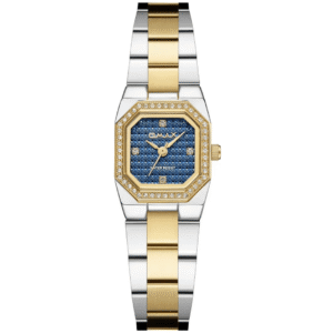 OMAX SQ-CS010TQIS3 Ladies Watch – Golden & Silver Two-Tone Chain, Blue Dial, Precision Quartz Movement - Image 1