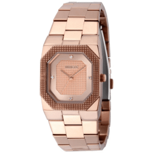 OMAX CS010RSBS4 Ladies Watch – Golden Chain, Blue Dial, Quartz Movement - Image 1