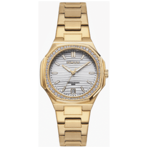 OMAX BFD006D00D Women Watch – All Golden Chain, Golden Dial, Quartz Movement - Image 1