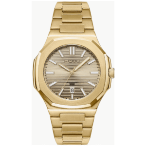 OMAX BFD003D00D Men's Watch – Golden Chain, Golden Dial, Quartz Movement - Image 1