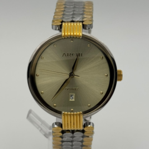 ARCHI A0677M GOLD SILVER CHAMPAGNE DIAL MEN'S WATCH - Image 1